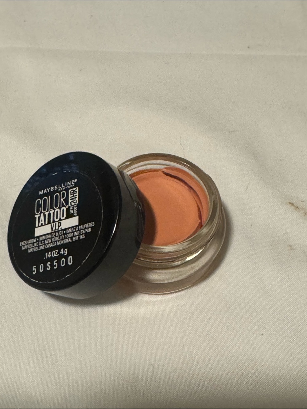 Maybelline Color Tattoo Cream Eyeshadow - Peach Orange Shade